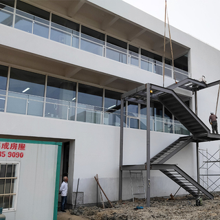 Steel Staircase For Residence, office Building, Factory