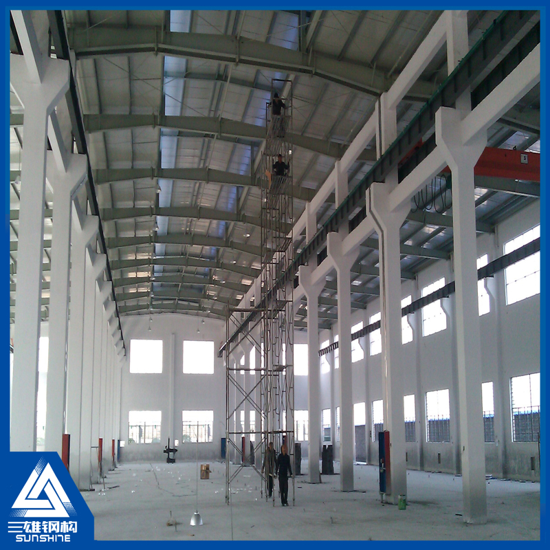 Steel Structure Building Modern Machinery Workshop