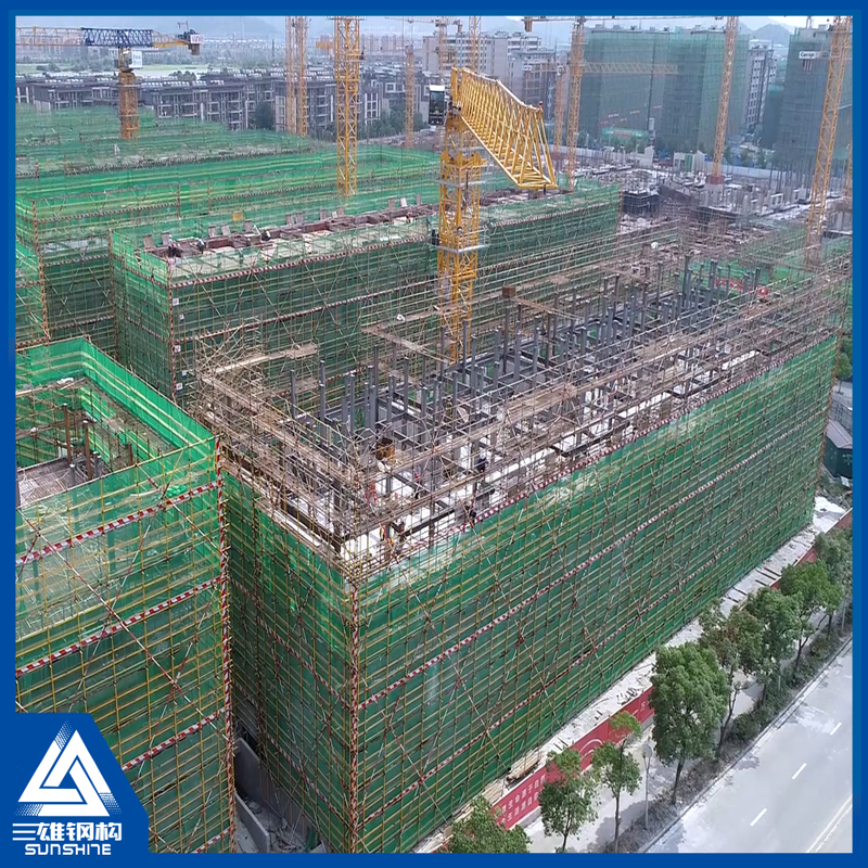 High-Rise Prefabricated Building Frame Residential Steel Structure