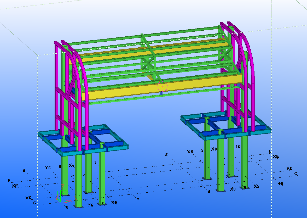 Steel Structure Train Station