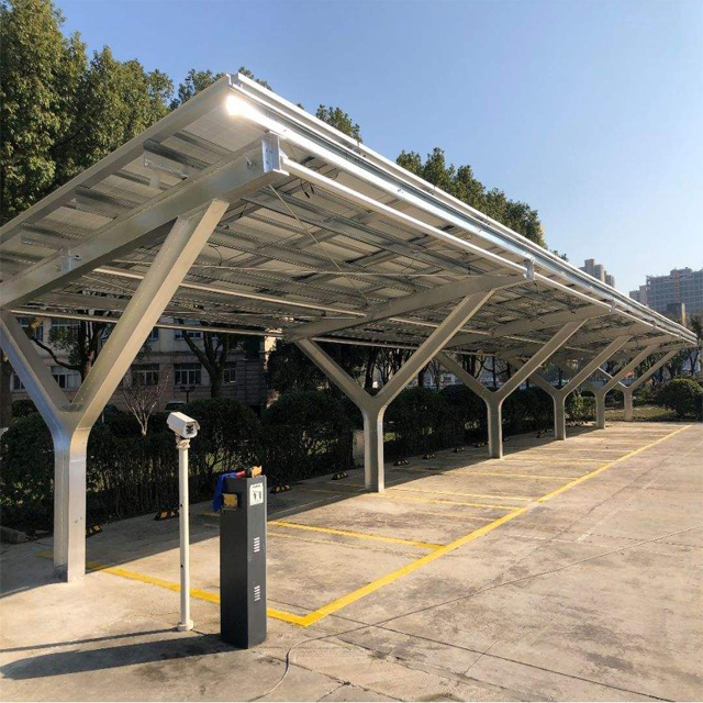 Safety Photovoltaic Steel Structure for Parking Lot