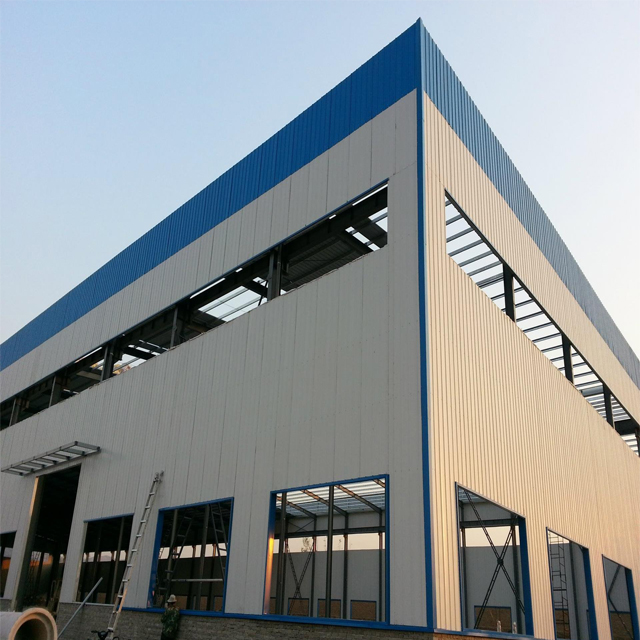PEB H Custom Made Steel Structure Workshop for warehouses