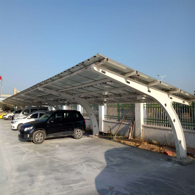 Safety Photovoltaic Steel Structure for Parking Lot