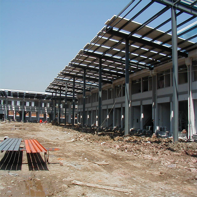 welded H Customized Canopy Steel Structure
