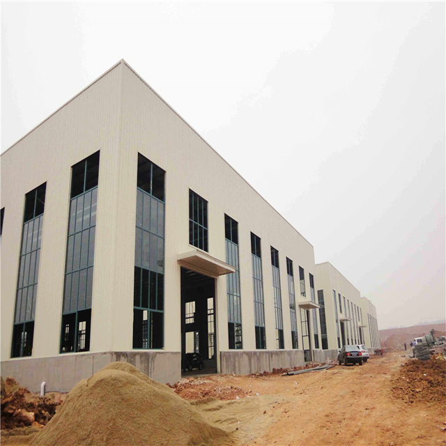 Hot rolled H Red Steel Structure Workshop for Dormitories