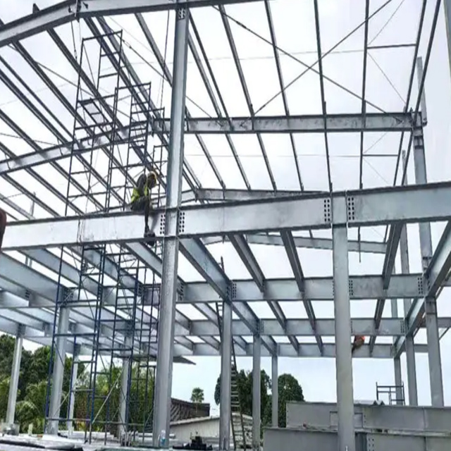 high strength C Section Civil Building Steel Structure